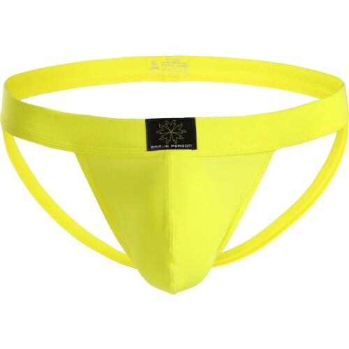 2019 Brand BRAVE PERSON Men Sexy solid G-string Thongs Men Underwear Bikini Jockstrap Men Low Rise Panties T-back Sexy tanga