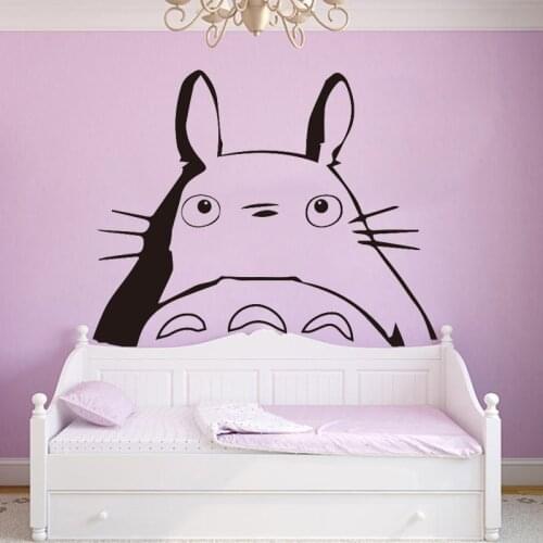 Kids Room Wall Sticker Janpanese Anime Cartoon Totoro Vinyl Decal Babys Bedroom Nursery Wall Decor Sofa Style Home Decoration