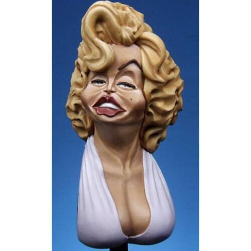 New Unassembled 1/12 ancient woman with long hair bust Resin Figure Unpainted Model Kit