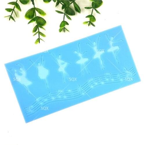 NEWEST Silicone Lace Mold Girl Cake Decoration Fondant Cake 3D Mold Food Grade Silicone Mould LS157