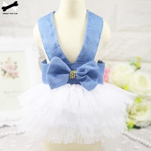 Pet Dog Clothes Dress Sweety Princess Dress Teddy Puppy Wedding Dresses Fot Dog Small Medium Dogs Pet Accessories