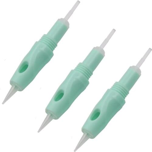 100Pcs Disposable Microblading Screw Cartridge Needle 1rl 3rl For Charme Princesse PMU Machine Pen Tattoo Needles