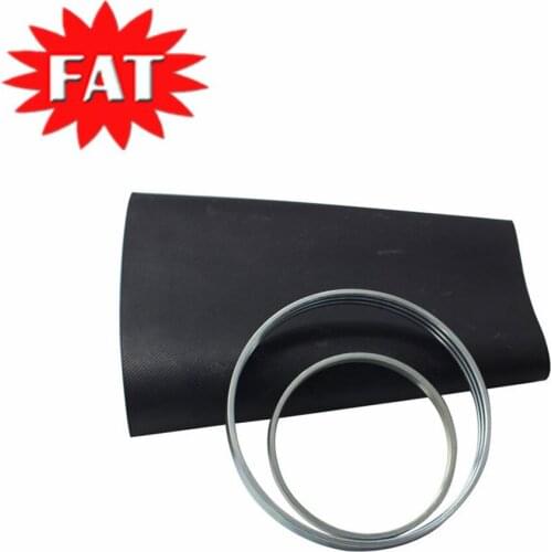Front Rubber Sleeve Air Spring & Ring For Audi A8 D3 2002-2010 Air Suspension Shock Rubber Air Sleeve 4E0616039AF 4E0616040AF