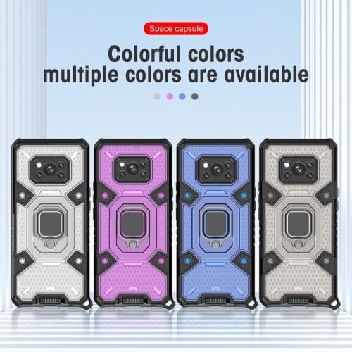 Shockproof Cases For Xiaomi Poco X3 NFC Ring Stand Phone Cover Fundas For Redmi Note 10 10s 9 9s 9t 9a 9c 8 Pro Poxo M3 F3 4G 5G