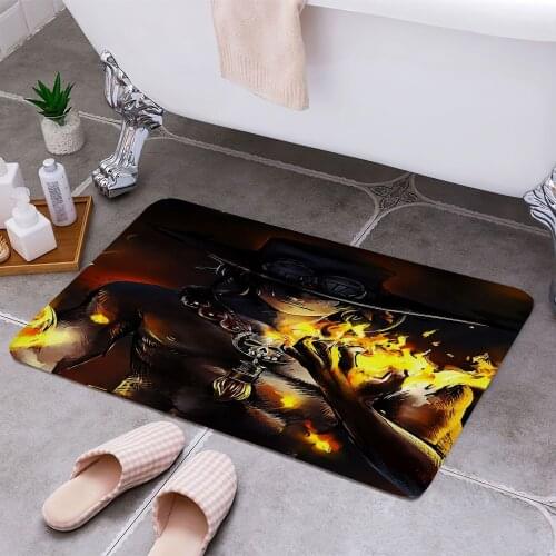 One Piece Cheaper Anti-slip Modern Area Rugs Living Room Balcony Bathroom Printed Carpet Doormat Hallway Bath Mat