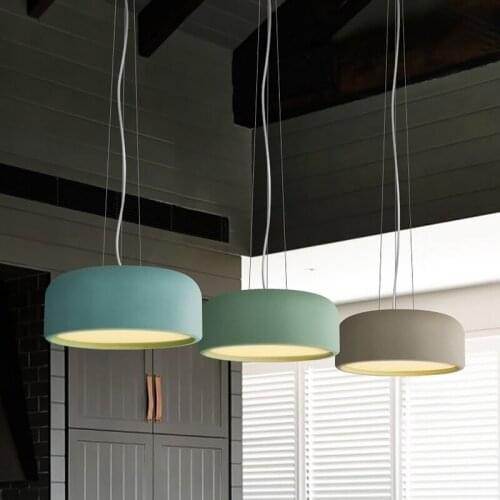 Modern Pendant Light Aluminium Lampshade Nordic Style Suspension Luminaire Hanging Lamp Vintage hanging lighting