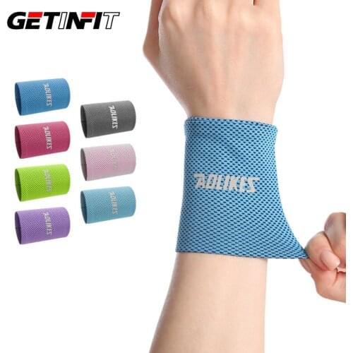 Getinfit Sport Wristband Support Ice Feeling Wristband Men And Women Wristband Weightlifting Volleyball Cycling Sports Safety