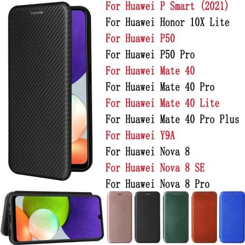 Sunjolly For Huawei P Smart 2021 Honor 10X Lite P50 Pro Mate 40 Pro Lite Plus Y9A Nova 8 se Pro Case Cover coque Flip