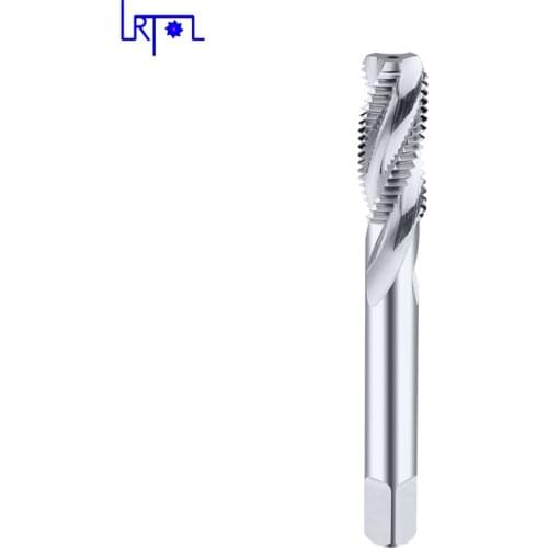 CNC Solide Carbide Screw Tap Spiral Flute Bright Finish Machine Thread