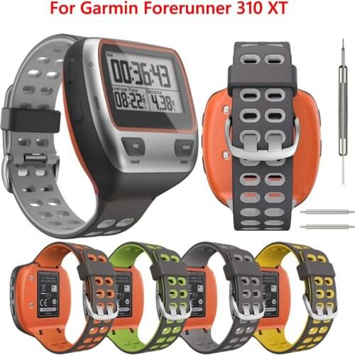 Smart Watchband Bracelet For Garmin Forerunner 310XT Sport Silicone Accessories Wrist Straps Forerunner 310 XT Wristband Correa