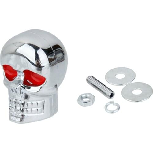 10pcs Motorcycle Skull Caps License Plate Frame Bolts Screw Tag Fasteners