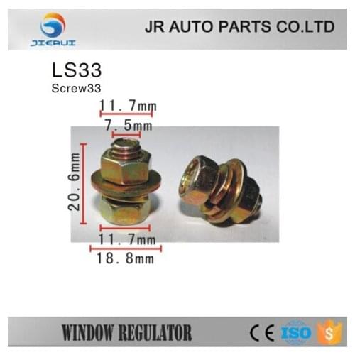 10x General screws, metal clips, water pipes