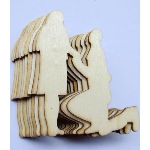 50x Groom and Bride silhouette craft supplies,DIY wedding, Wedding decorations