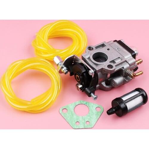 15mm Carburetor Carb Fuel Filter Line Hose Gasket Kit For 2 Stroke 43cc 47cc 49cc Chinese Hede Trimmer Brush Cutter Blower Part