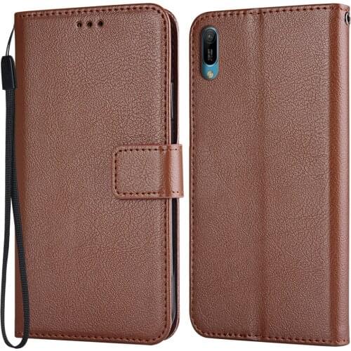 Flip Leather Case on For Huawei Y6 Pro 2019 Case on For Huawei Y6 Pro 2019 Back Case Y6Pro 2019 Cover Wallet MRD-LX2 Etui