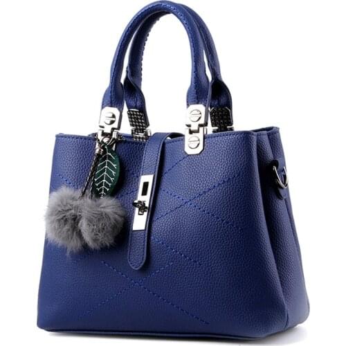 MONNET CAUTHY New Fashion Female Totes Concise Elegant Office Ladies Handbag Solid Color Navy Blue Beige Black Red Crossbody Bag