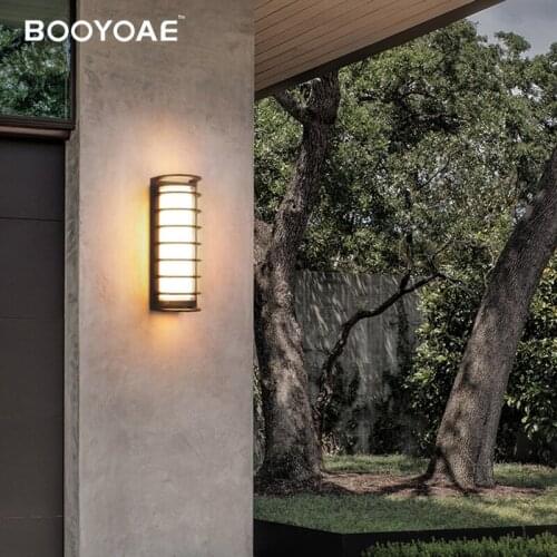 Outdoor LED Wall Lamp Exterior Waterproof Modern Entrance Balcony 110V 220V Garden Terrace Balcony courtyard wall Porch Lighting