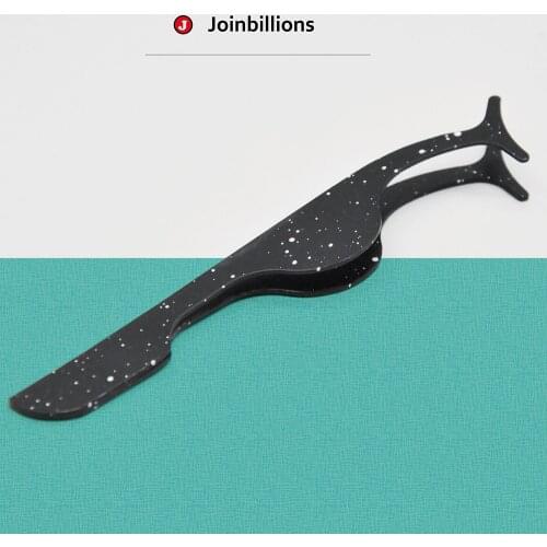 Black Arc Shape Beauty Makeup Eyelash Tweezers