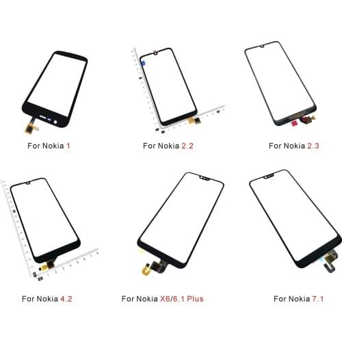 For Nokia 1 2.2 2.3 4.2 X6 6.1 Plus 7.1 Phone Touch Screen Digitizer Phone Touch Glass Panel Sensor Assembly Parts