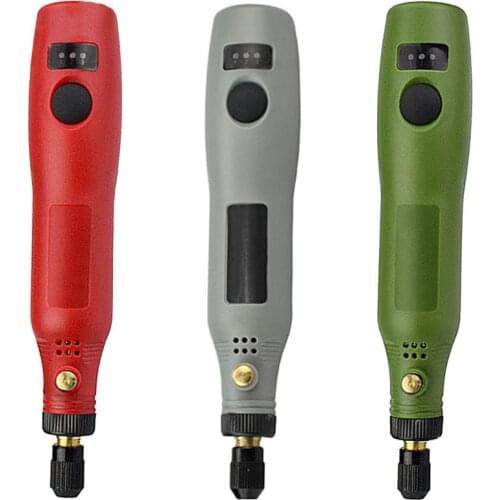 Grinding Machine USB 5V DC 10W Mini Wireless Variable Speed Rotary Tools Kit Drill Engraver Pen for Milling Polishing