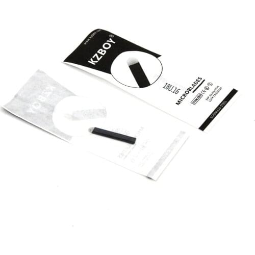Microblading Needles Sterilized Nano Flexible 0.16mm Eyebrow Tattoo Blades for Microbladed Handles -KZBOY