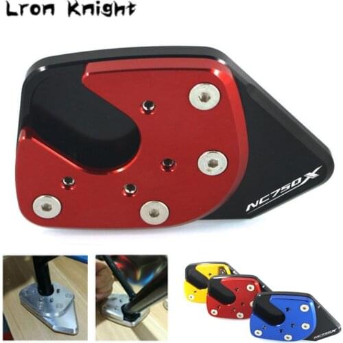 For HONDA NC750X NC 750X NC750 X 2017 2018 2019 Motorcycle CNC Kickstand Sidestand Stand Extension Enlarger Pad