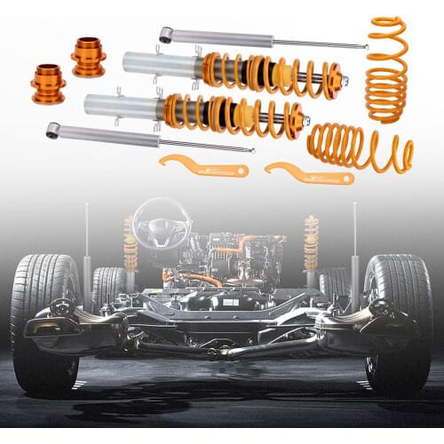 Adjustable Coilovers Suspension Kit For Seat Leon 1M 1.8T Cupra R For Audi TT 8N Coil Springs Shock Absorber