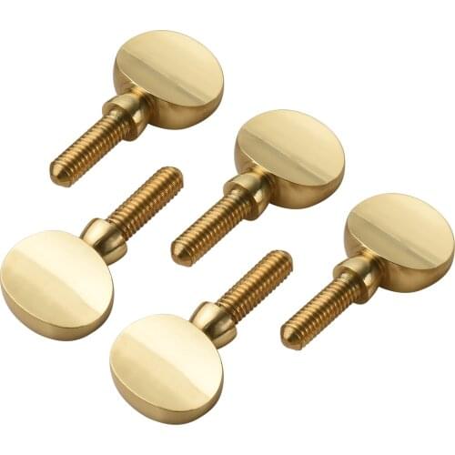 5pcs Brass Sax Neck Tightening Screws Saxophone Replacement Parts Copper Attachment Neck Receiver Tightening Attach Screw