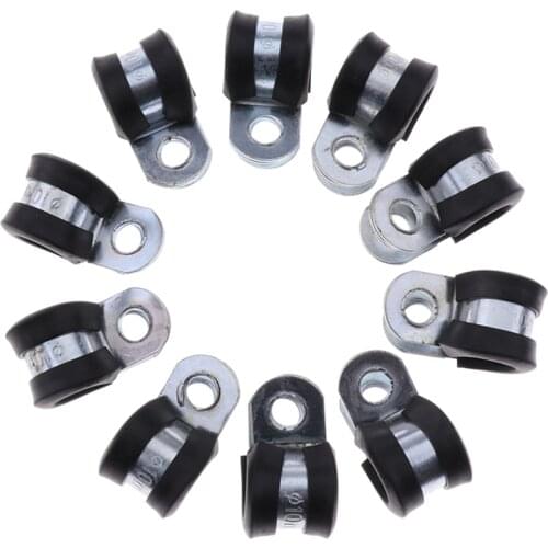10pcs 10mm Engine Fuel Line Hose Clamp Clip Fixing Motorcycle Accessories