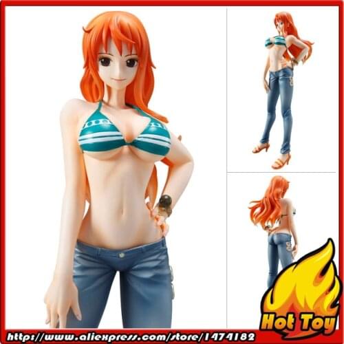 100% Original MegaHouse P.O.P / Portrait Of Pirates Sailing Again Excellent Model complete Figure - Nami from "One Piece"