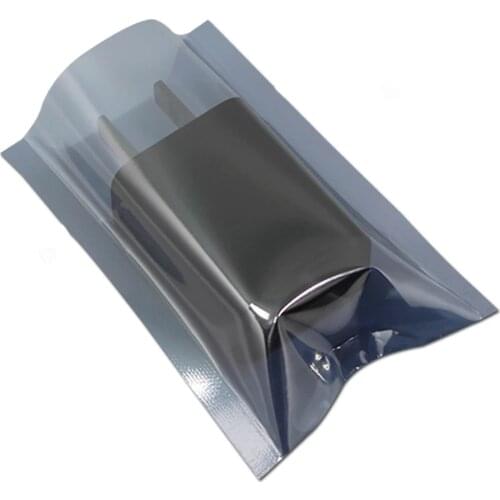 100Pcs Anti Static Shielding Packaging Bags ESD Anti-Static Packing Bag Open Top Antistatic Storage Bag For Electronic Pouches