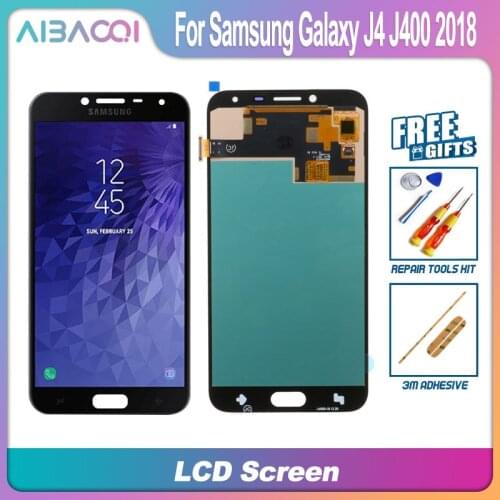 AiBaoQi Brand New 5.5 Inch Touch Screen+1280x720 LCD Display Assembly Replacement For Samsung Galaxy J4 J400 2018 Phone