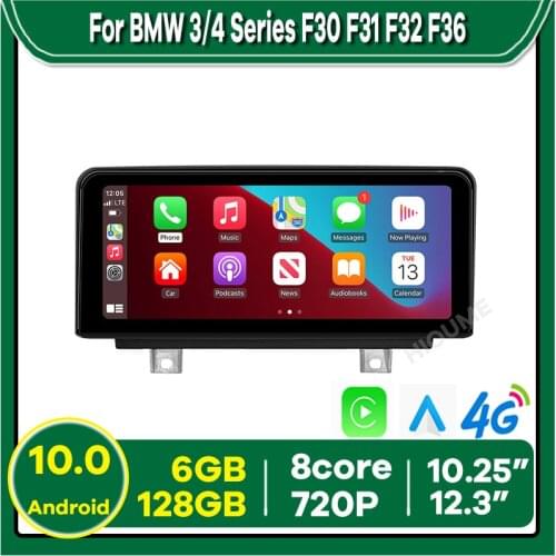 8core Android 10 8Core 8+128G Car Multimedia Player GPS Navigation for BMW 3Series F30 F31 F34 4Series F32 F33 F36