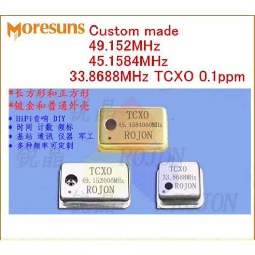 Fast Free Ship 3pcs/lot 49.152MHz 45.1584MHz 33.8688MHz TCXO 0.1ppm temperature-compensation crystal oscillator