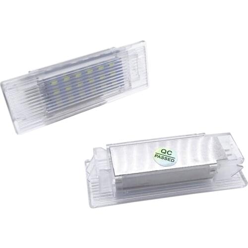 For BMW F10 F20 F30 1 Pair White LED Auto Number License Plate Light Luggage Trunk Exterior Tail Lamp Replacement Accessories