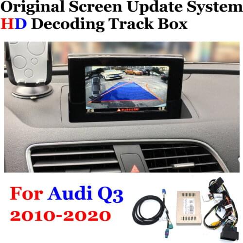 Front Rear Camera Original Screen Upgrade For Audi Q3 2010-2012 2013 2014 2015 2016 2017 2018 2019 2020 Backup Camera Decoder