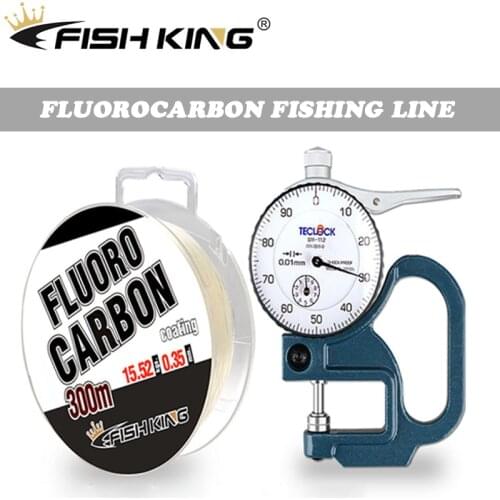 FTK 300M 0.3mm-0.5mm FluoroCarbon Nylon PE Fishing Lines Super Strong Bass Pike Fishing Faster Cutting Saltwater Fishing Reel