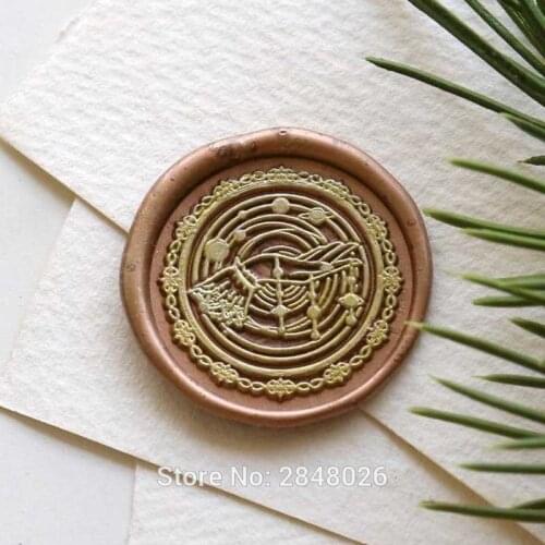 Magic gesture Seal Stamp,journal seal stamp,journal decor Wax Seal Stamp Kit,wedding invitation seals,gift packing seal