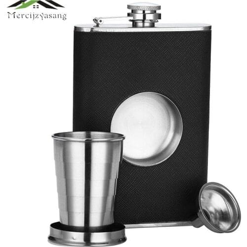 Mercijzyasang Stainless Steel Flat Flasks
