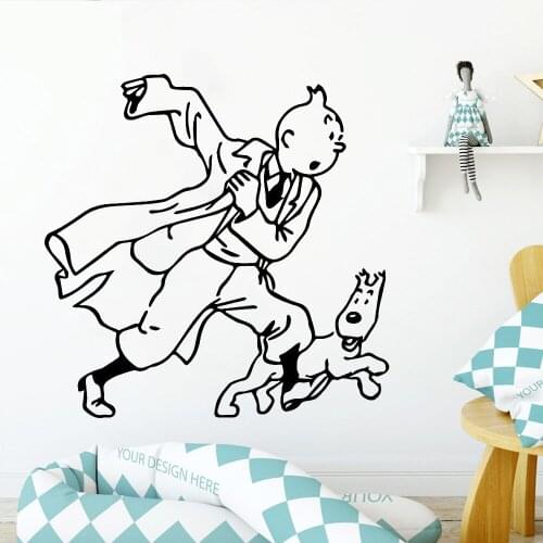 Cartoon Wall Stickers Children Room Artistic Decor Vinyl Nursery Interior Wall Decals Teen Room Modern Home Decoration Y687