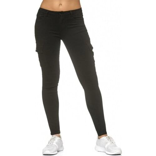 2021 new European and American hot sale explosions jeans side stereo bag tight pants pants