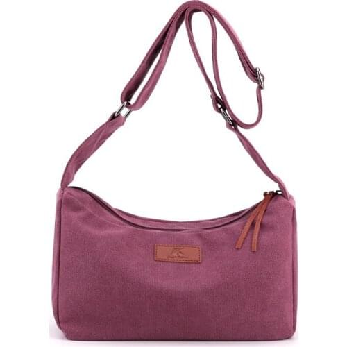 New Retro Canvas Crossbody Bags for Women Messenger Bags Female Shoulder Bag Ladies High Quality Casual Woman Handbag Sac A Main