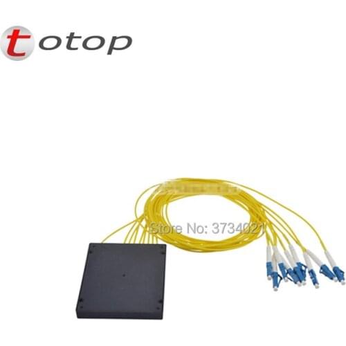 PLC Splitter 1x8 LC Singlemode PLC splitter Fiber Optic Fiber Fiber pigtailed LC 1310-1550nm wavelength