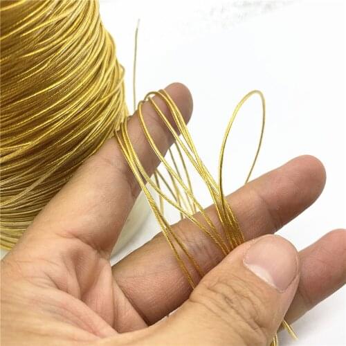 PU insulation gold plated wire 19 core*0.08 OD:1.0MM