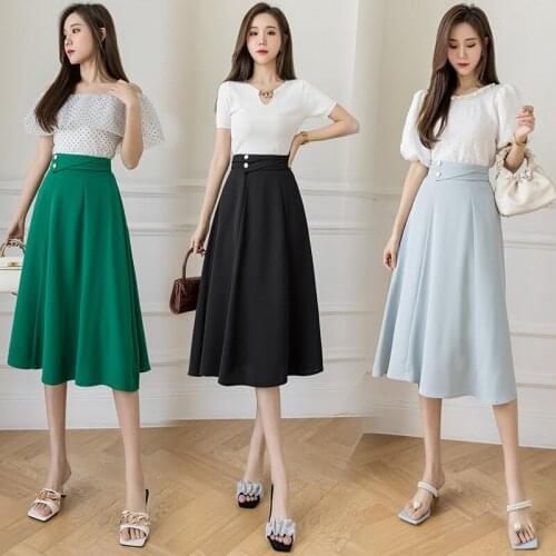 ROADMANY Women's Midi Skirts