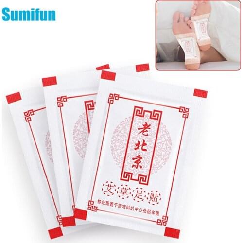 8pcs Foot Patch Detox Herbal Cleansing Pad Relief Headache Fatigue Beauty Slimming Improve Sleep Quality Elimination of Toxins