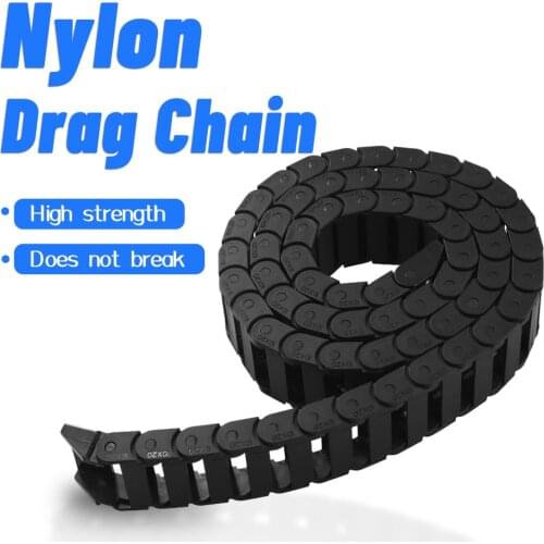 Cable Chain Bridge Towline 10 * 20mm 1m Plastic Cable Drag Chain Wire Transmission Carrier For 3D Printer CNC Engraving Machine