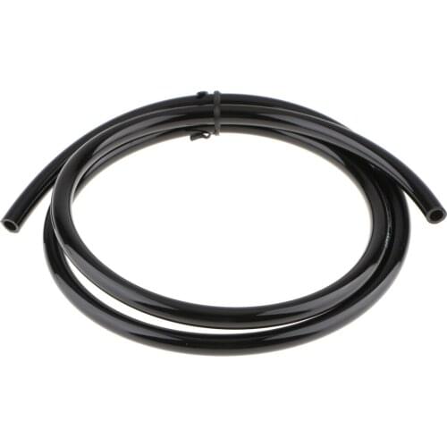 5mm I/D 8mm O/D Motorcycle Petrol Fuel Hose Gas Line Pipe -Black