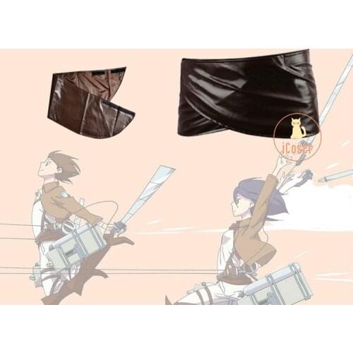 Anime Attack on Titan Cosplay Skirt Scout Regiment Levi Ackerman Erwin Smith Hange Zoe Costume Accessory PU Leather Shorts