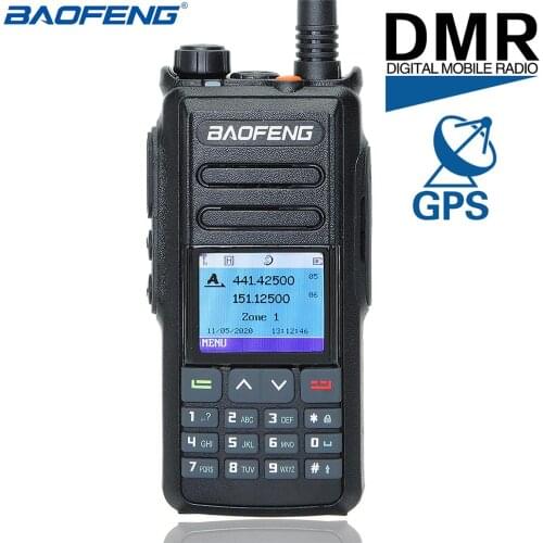 Baofeng DM-X Dual Band DMR GPS Digital Radio Walkie Talkie 5W VHF UHF Dual Time Slot DMR Ham Amateur Radio Hf Transceiver